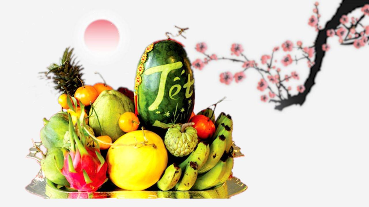 Mâm ngũ quả ngày Tết Mâm ngũ quả ngày Tết